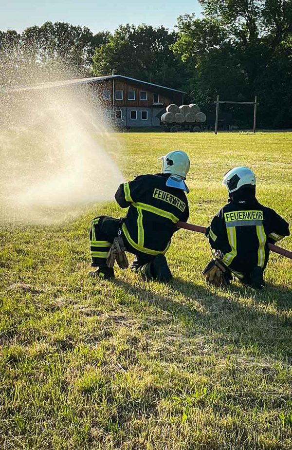 Shirtracer Baumwolltasche 'Feuerwehr 112 Prozent' – 42x38 Cm, Mit Langen Henkeln, Geschenk Für Feuerwehrleute